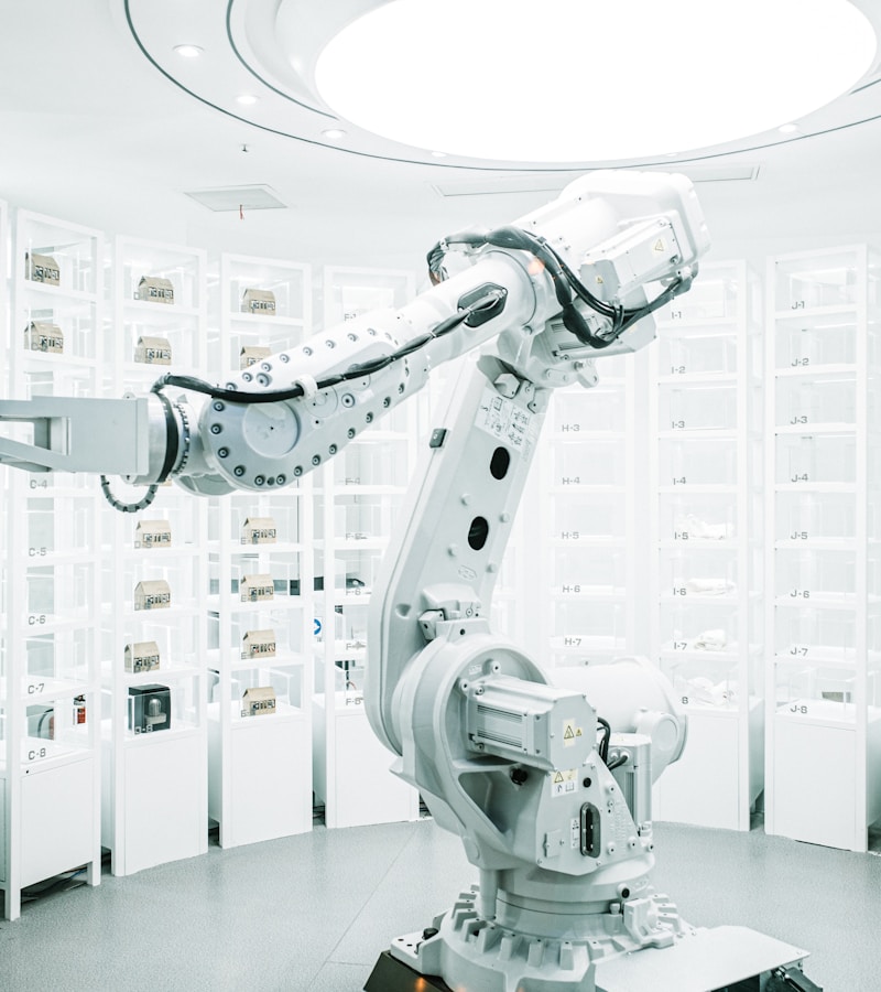 Industrial robotic automation arm